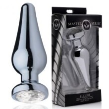 Master Series Lucent Bejeweled Aluminum Anal Plug