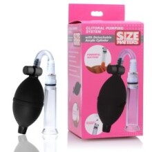 Size Matters Clitoral Pumping System with Detachable Acrylic Cylinder