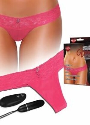 Wireless Remote Control Vibrating Panties Pink