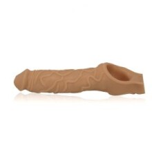 1.75" Super Natural Platinum Silicone Penis Extension