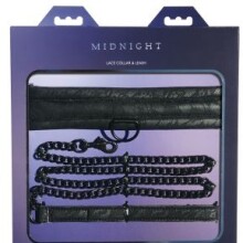 Midnight Lace Collar and Leash