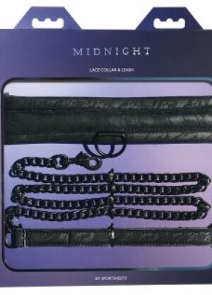 Midnight Lace Collar and Leash