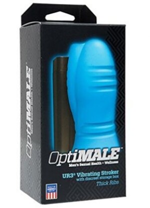 OptiMALE Vibrating Stroker in ULTRASKYN - Thick Ribs 