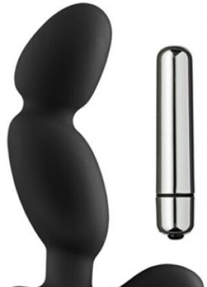 Prostate Pro Soft Angled Tip Prostate Massager Black