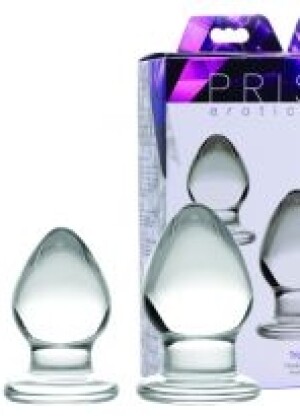 Prisms Triplets 3 Piece Glass Anal Plug Kit