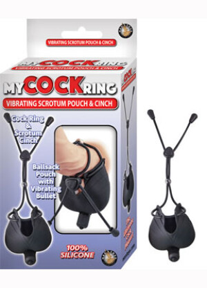My Cock Ring Vibrating Scrotum Pouch & Cinch