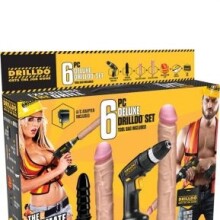 6 Piece Deluxe Drilldo Set