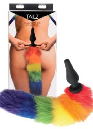 Tailz Rainbow Tail Anal Plug