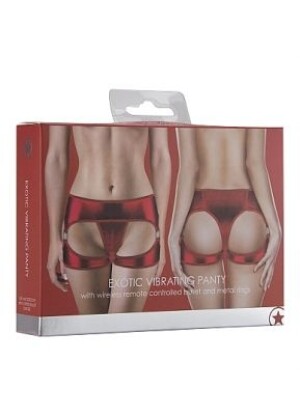 Exotic Vibrating Panty Red