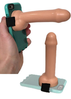 POVie Cell Phone Strap-On Dildo