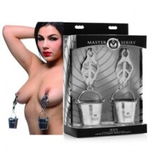 Master Series Jugs Nipple Clamps with Buckets