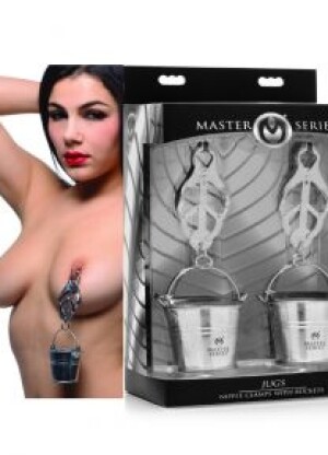 Master Series Jugs Nipple Clamps with Buckets