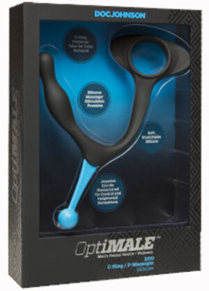 OptiMALE™ DUO C-Ring and P-Massager