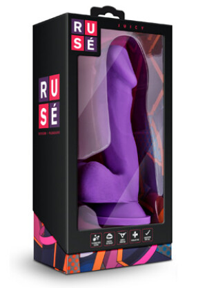 Ruse Juicy Silicone Suction Cup Dildo