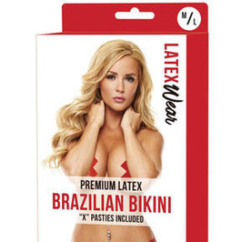 Premium Latex Brazilian Bikini 
