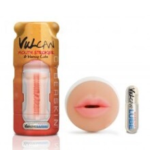 Cyberskin Vulcan Mouth Stroker w/ Warming Lube