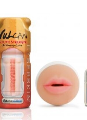 Cyberskin Vulcan Mouth Stroker w/ Warming Lube