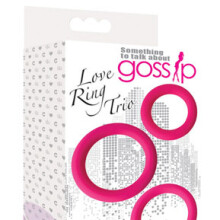 Gossip Love Ring Trio