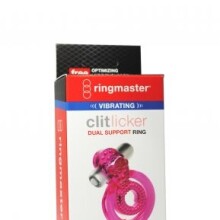 Ringmaster Vibrating Clit Licker Dual Support Ring