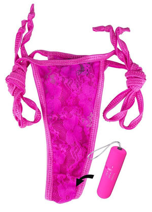 Rechargeable Vibrating Panty Set With Remote Control Ring