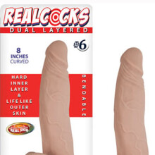 Real Cocks Dual Layered 8”