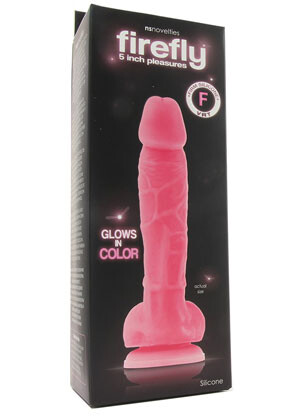 Firefly 5-Inch Pleasures Silicone Dildo