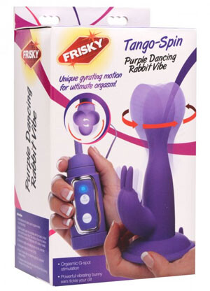 Frisky Tango Spin Purple Vibrating Rabbit Vibe