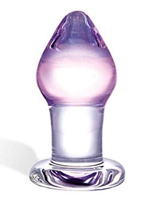 Glas Amethyst Rain Butt Plug