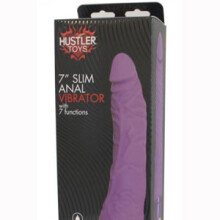 7" Slim Anal Vibrator With 7 Functions