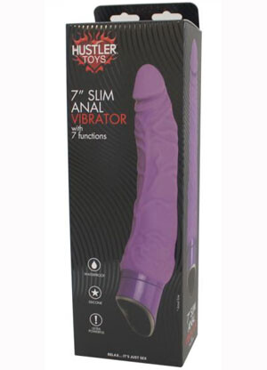 7" Slim Anal Vibrator With 7 Functions