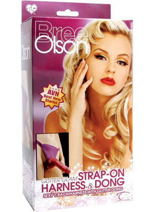  Bree Olson Glitter Glam Strap-On Harness & Dong