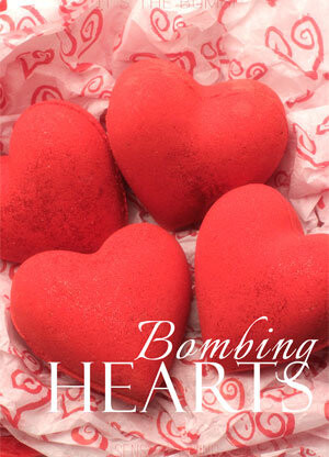 Come Hither Bombing Bath Bombs Hearts