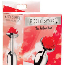 Booty Sparks Red Rose Small Anal Plug