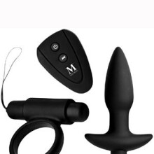 Mistress Isabella Sinclaire Remote Control Cock Ring and Anal Plug Set