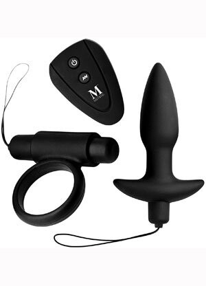 Mistress Isabella Sinclaire Remote Control Cock Ring and Anal Plug Set