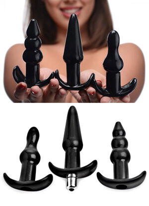 Vibrating Anal Plug Set