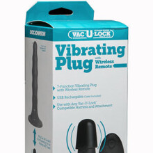 Vac U Lock Vibrating Plug With Wireless Remote