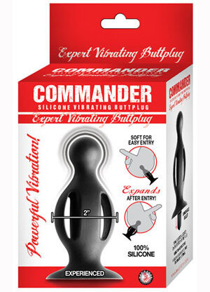 COMMANDER Expert Vibrating Buttplug