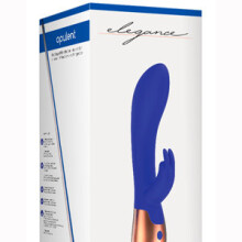 Heating Rabbit Vibrator - Opulent - Blue -ELE003