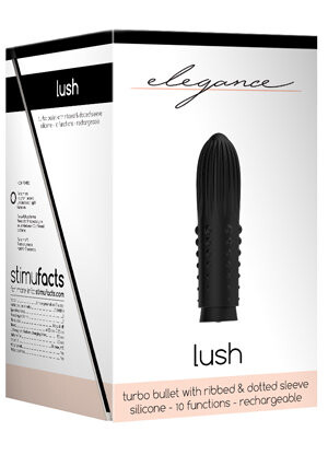 Turbo Rechargeable Bullet - Lush - Black 