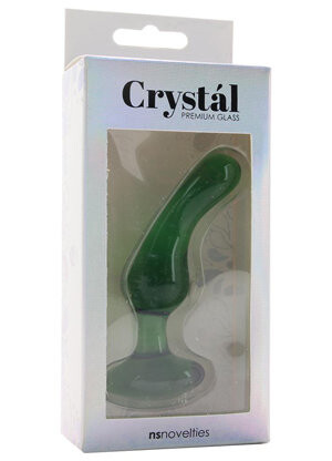 Crystal Premium Glass Angled Glass Plug