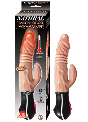 Natural Realskin Hot Cock Jackhammer