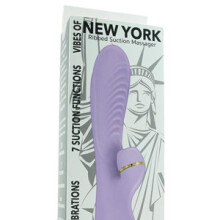 Vibes of New York Ribbed Suction Massager