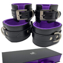 Fessel-Set Black Purple