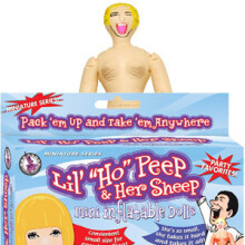 Lil’ Ho Peep and Her Sheep Mini Inflatable Dolls