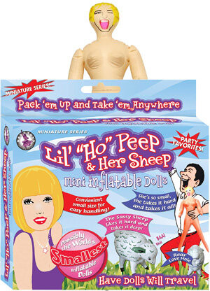 Lil’ Ho Peep and Her Sheep Mini Inflatable Dolls
