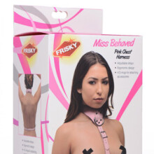 Miss Behaved Pink Chest Harness