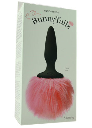 Bunny Tails (Black Pink Fur Mini)