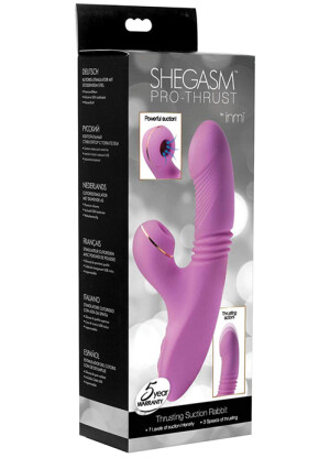 Shegasm Pro-Thrust Thrusting Suction Rabbit