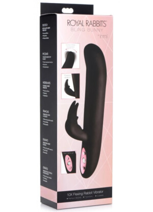 Royal Rabbits Bling Bunny 10X Flexing Rabbit Vibrator by Inmi